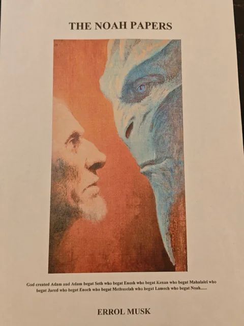 The Noah Papers, English page 1: Cover
