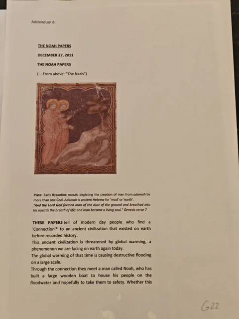 The Noah Papers, English page 8: The Noah Papers